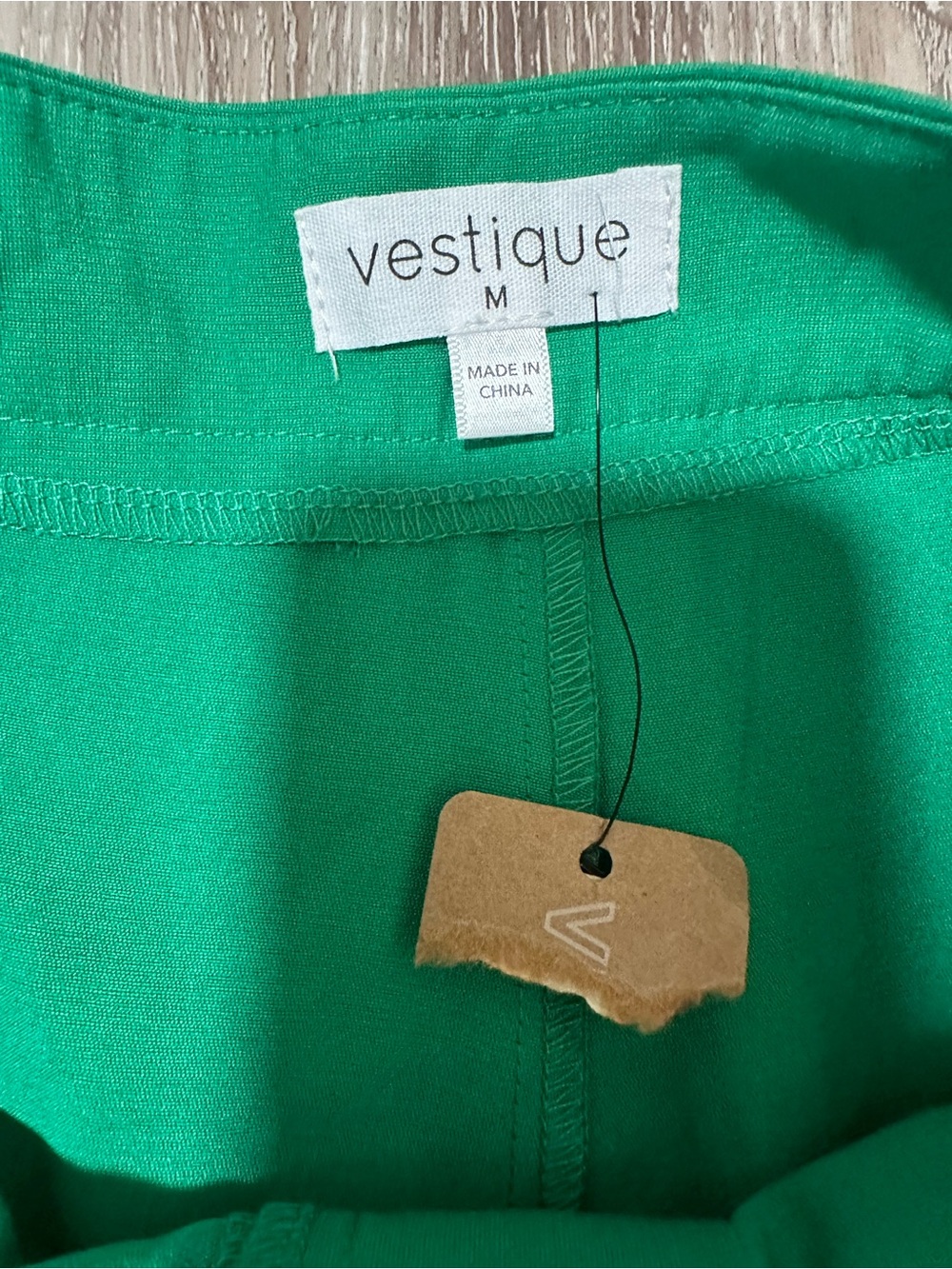 Vestique High-Waist Wide-Leg Green Pants - Picture 3 of 4